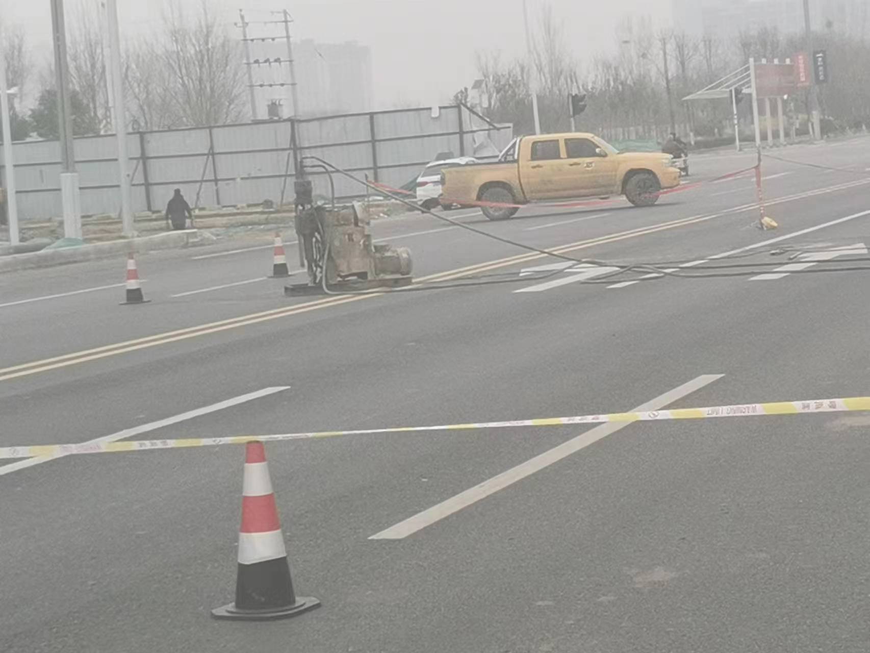 尖草坪马路注浆
